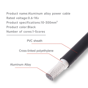 Avrupa standart alüminyum çekirdek izole PVC güç kabloları ABC tipi 16A/30A anma akımı kılıflı kablo ürünleri - Product Image 3
