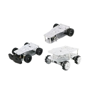 Металлический 4WD автомобильный корпус умный автомобильный комплект для Raspberry Pi/ROS робот с кодером редукторный двигатель - Product Image 2