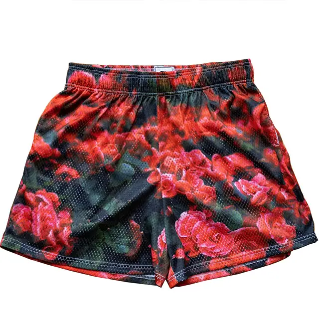 Individuell bedruckte Modetrends Shorts Lässig 5 Zoll 100% Polyester Badehose Mesh Shorts für Herren Sommer