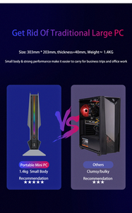 J4125ミニデスクトップPC DDR4 VGA 6 * ComシンクライアントPC TPM2.0 LinuxベアボーンX86ナノファンレス工業用ミニPC - Product Image 2