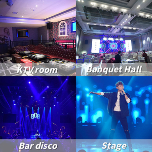 SHTX 200W 18PCs RGBW Moving Head Beam <strong>Light</strong>, Laser/Strobe/Disco <strong>FX</strong> with Motorized Scanner for Stage/DJ/Club - Product Image 6