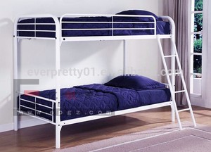 เตียงนอนสองชั้นสำหรับ2ท่านพร้อมบันไดสีโลหะแข็งแรงทันสมัย - Product Image 6