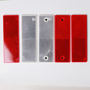 车身反光贴纸红色和白色反光板反光条车身标记 - Product Image 6