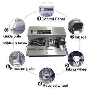MY380F Rollo de tinta seca automática Máquina de codificación de impresora de fecha de estampado en caliente sólido