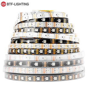 WS2815 4Pin חוט נתונים כפול <span class=keywords><strong>12V</strong></span> 30 60 144 לדים למטר IP30 לא עמיד למים RGB קסם חלום צבע ניתן להתייחסות LED פס פיקסלים - Product Image 2