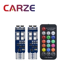 Rgb <strong>Led</strong> T10 W5w Interior Lighting for the Car T10 RGB Car Interior Ambient Light Canbus Clearance Light Auxiliary Signal Lamp - Product Image 1