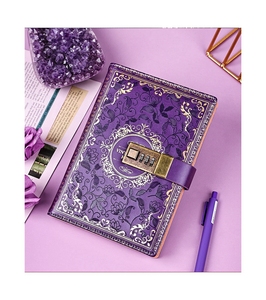 Quality Choice B6 Vintage Password Book Diary <strong>With</strong> <strong>Lock</strong> Creative Ledger Student <strong>Notepad</strong> Stationery <strong>Notebook</strong> - Product Image 1