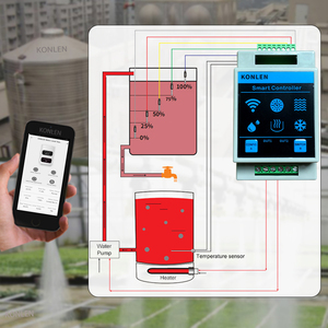 WIFI Tank Boiler Water Level <strong>Temperature</strong> Pump <strong>Controller</strong> Tuya Automatic Thermostat Control Fill Water High Low Alarm Sensor - Product Image 2