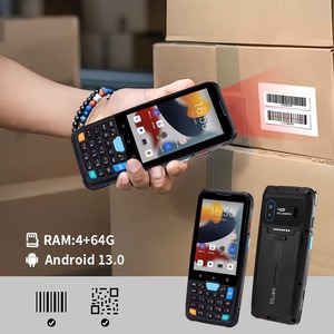 เครื่องสแกนบาร์โค้ด5000มิลลิแอมป์ต่อชั่วโมงแอนดรอยด์13 <span class=keywords><strong>PDA</strong></span> 4กรัมข้อมูล Wi-Fi 1D สินค้าคงคลัง RFID 2D/QR - Product Image 1