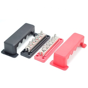 Max 600A yüksek Amp ağır paslanmaz çelik cıvata DC bakır bara güç dağıtım Terminal blokları için 4/8 çıtçıt ile - Product Image 5
