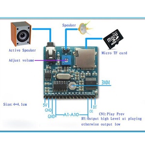USB-диктофон, печатная плата, Звуковая микросхема, диктофон, звукозаписывающая микросхема для поздравительных открыток - Product Image 2