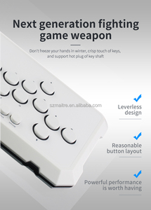 Classico A50 tastiera da gioco con cavo Controller POWKIDDY comoda tastiera da gioco RGB illuminazione ambientale retrò scatola per videogiochi - Product Image 2