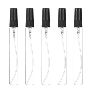 HBC工場直送2ML 3ML 5ML 10ML透明テスターサンプルチューブガラス香水バイアルプラスチックふた付き - Product Image 2