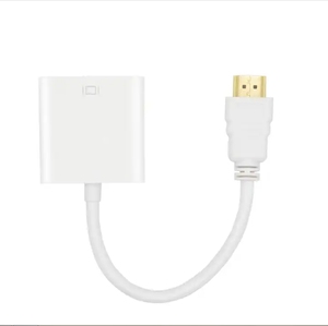 Venta caliente de fábrica HDCP 1,2 HDMI a VGA Cable Video Converter entrada HDMI salida VGA formato 1080p HDMI a VGA adaptador