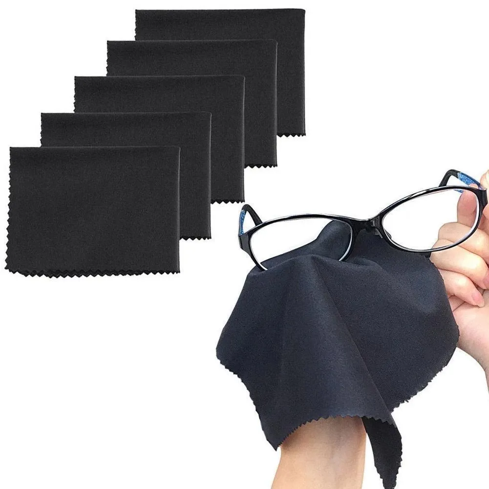 Mikrofiber temizleyici bezler özelleştirmek Logo gri gözlük bezi temizleme gözlükleri Lens göz gözlük bezi 15*15CM