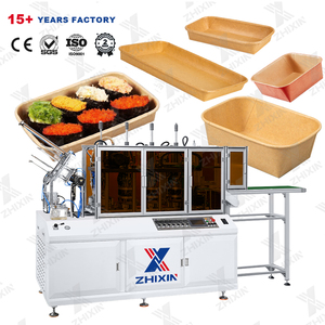 Máquina de fabricación de cajas de papel rectangulares para contenedores de alimentos - Product Image 1