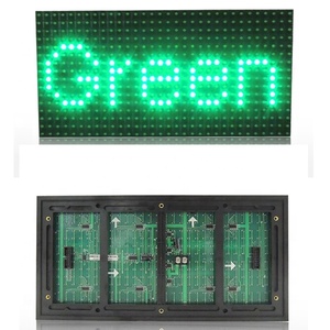 P10 DIP Outdoor Single Green <strong>Led</strong> <strong>Display</strong> Module 32*16 Pixel 320*160mm Graphic P10 <strong>Led</strong> Panel Message Sign Electronic Scoreboard - Product Image 1