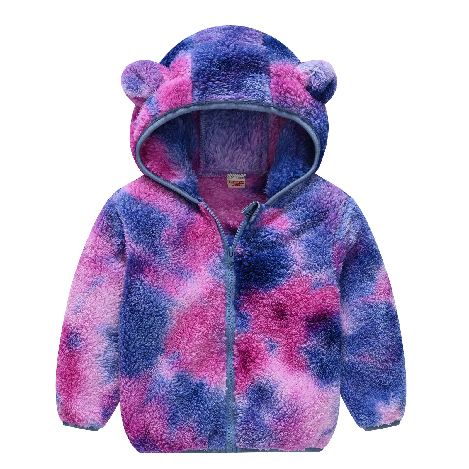 3031-22 blue and red tie dye
