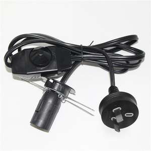 Tisch Kupferkabel Set Lampen fassung Elektrokabel Australischer Standard E17 Lampen fassung - Product Image 4