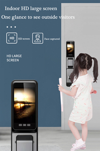 Di alta qualità 3D riconoscimento facciale Video Intercom schermo di impronte digitali automatico Smart serratura della porta con la macchina fotografica - Product Image 4