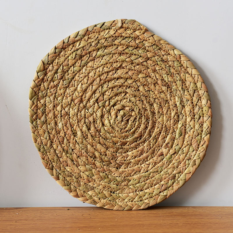 gourd grass round heat insulation pad