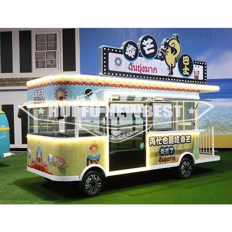 Multi-função popular rua comida caminhão personalizado Shawarma móvel lanche reboque comida carrinho fabrica para venda