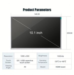 Rgb EDP Lvds Interfaz de 4,3 pulgadas, Panel de pantalla táctil TFT a Color de 10,1 pulgadas, módulo LCD, 10,4, 12,1, 7, 8, 9, - Product Image 5
