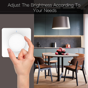 Nuevo WiFi inteligente luz Dimmer interruptor regulador táctil temporizador brillo memoria vida inteligente/Tuya APP Control remoto trabajar con alexa Google - Product Image 2