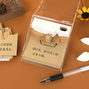 Factory <strong>Customized</strong> School Stationery Eco Paper Printing Different <strong>Shaped</strong> Laser Cut Sticky <strong>Notes</strong> Funny 3D <strong>Memo</strong> Pad - Product Image 3