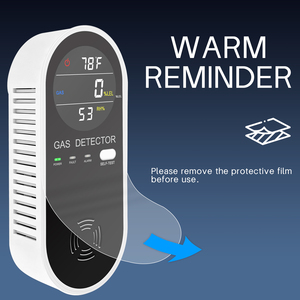 3'ü 1 Arada Takılabilir Gaz Dedektörü Sıcaklık Nemli Gaz Monitörü Alarmı - Product Image 5