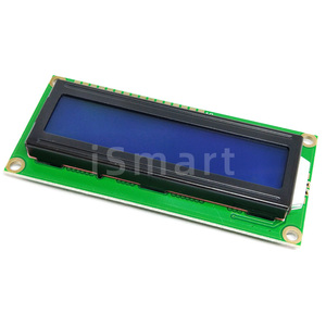1 STÜCK LCD1602 1602 Modul Blauer grüner Bildschirm 16x2 Zeichen LCD-Anzeige modul Blaues Schwarzlicht - Product Image 1