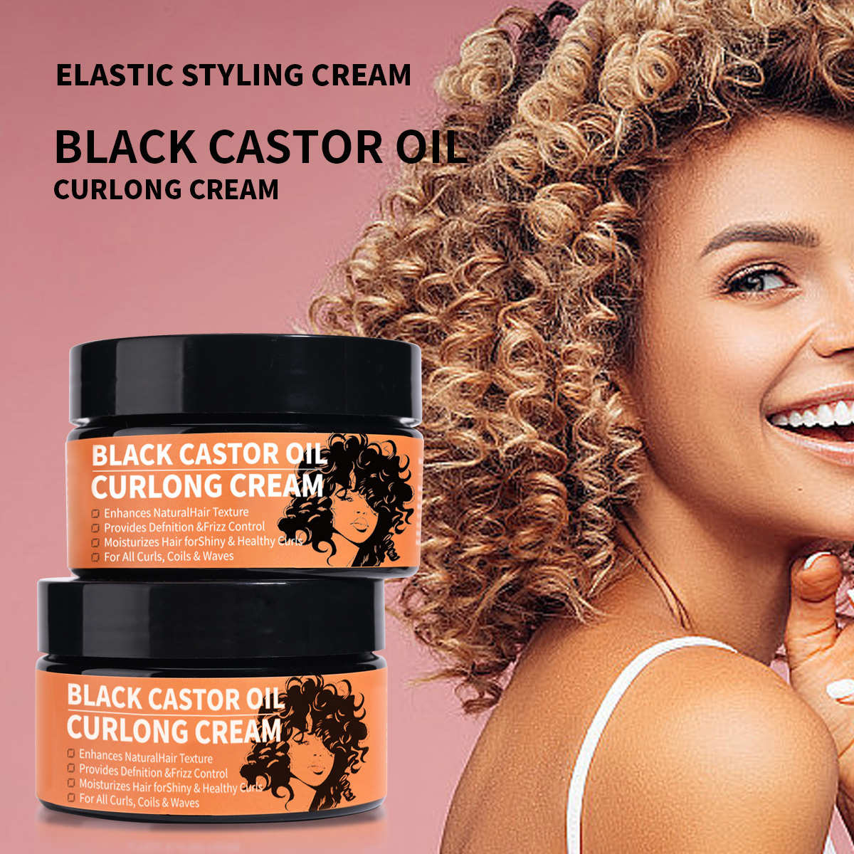 Black Castor Oil Curlong Cream