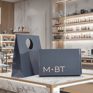 Sang Trọng Tùy Chỉnh In Mỹ Phẩm Các Tông Cứng Bìa Bao Bì Loạt In Từ Trang Điểm Công Cụ Màu Xám Quà Tặng Hộp Giấy - Product Image 1