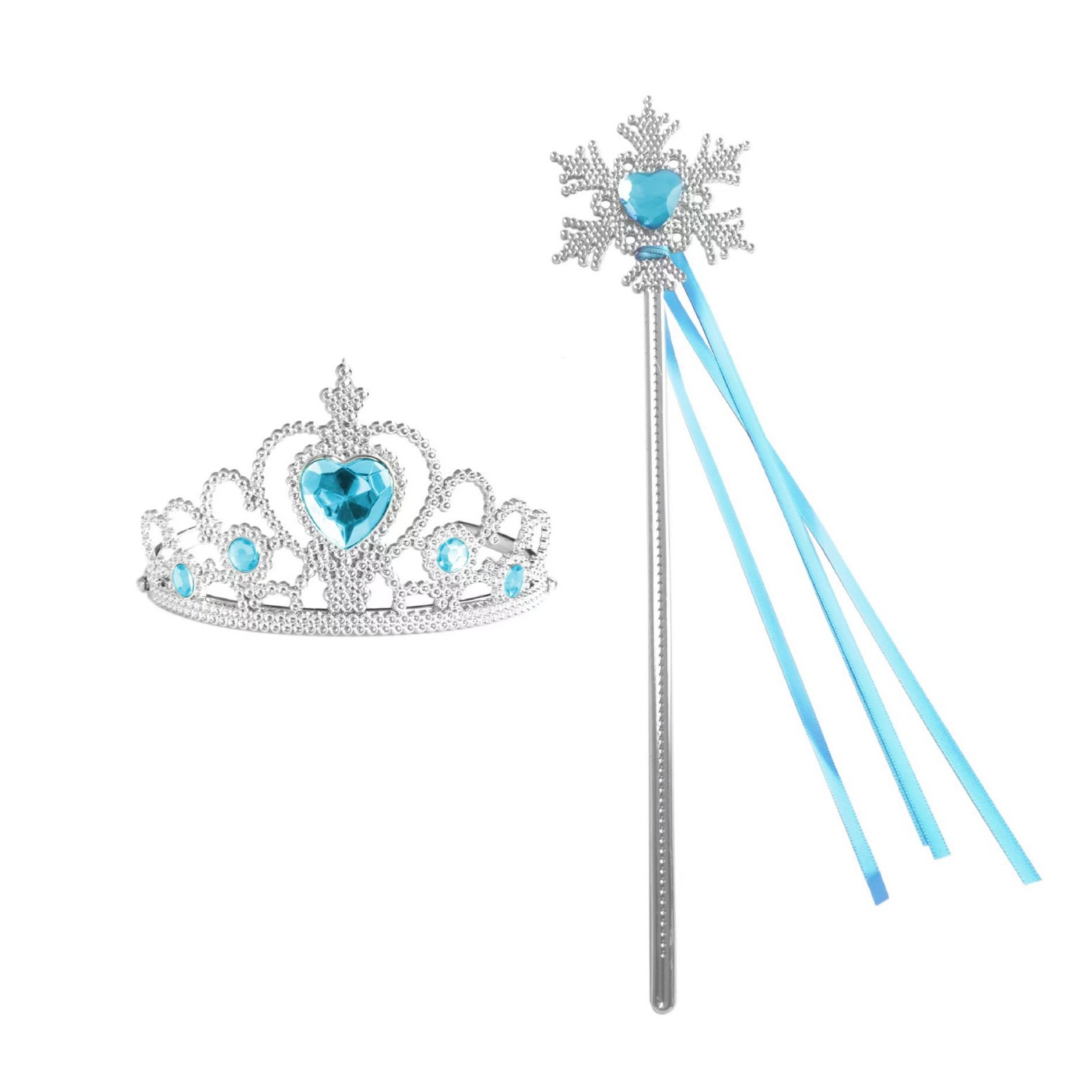 Flocon de neige bleu clair-4