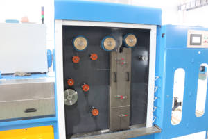 BRN-DT 18 डाइज़ कॉपर फाइन वायर बनाने की मशीन एनील्ड कॉपर सॉफ्ट इलेक्ट्रिक वायर खींचने की मशीन के लिए एनीलर के साथ - Product Image 2