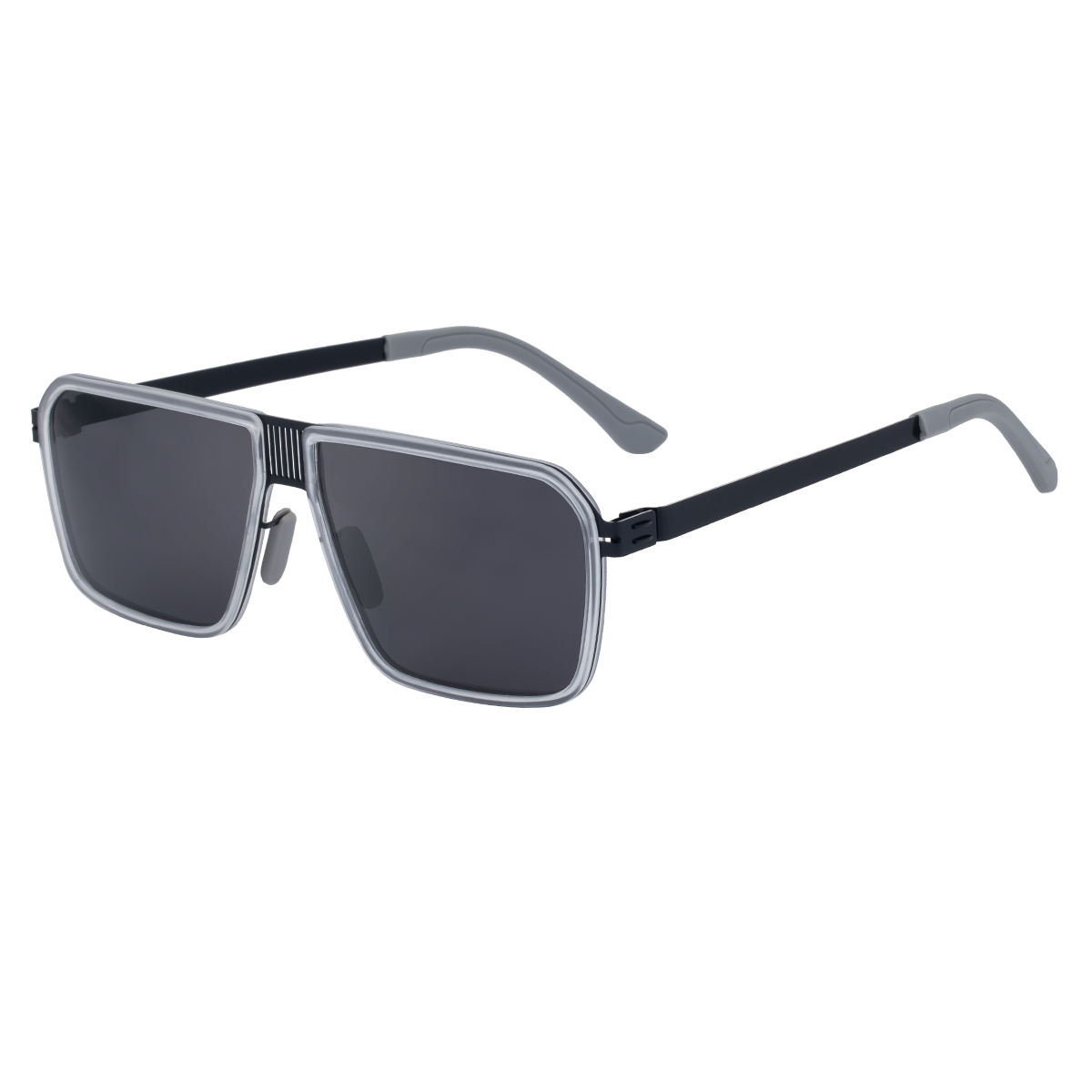 C2 Matte Transparent Frame Black Gray