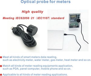 IEC62056-21 elektrik sayacı okuma için USB optik prob metre için RJ-OPUSB-IEC optik okuma kafası - Product Image 4