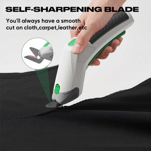 ES-039 điện Kéo cắt vải di động cầm tay nhỏ gọn vải cắt kéo 3.7V không dây điện kéo - Product Image 6