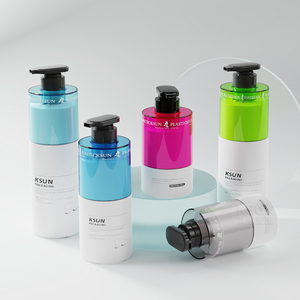 บรรจุภัณฑ์เครื่องสำอาง ขวดพลาสติก <span class=keywords><strong>HDPE</strong></span> ขนาด 300 มล. พร้อมหัวปั๊ม ขวดปั๊มโลชั่นพลาสติกขนาด 500 มล. 700 มล. พร้อมฝาปิด - Product Image 3