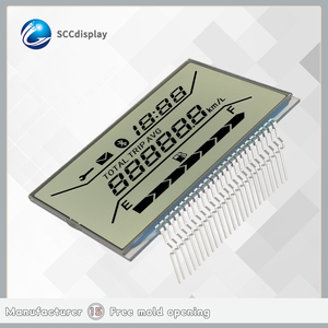 Di alta qualità personalizzabile monocromatico 7 segmento HTN Anti-abbagliamento LCD schermo per motocicli SJXDGW037 codice di segmento - Product Image 5
