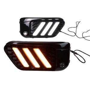 WINAUTO yeni durum LED sis ampul gündüz koşu işık DRL ön lamba BMW X1 için F48 F49 2015-2019 sarı işık ile DRL - Product Image 2