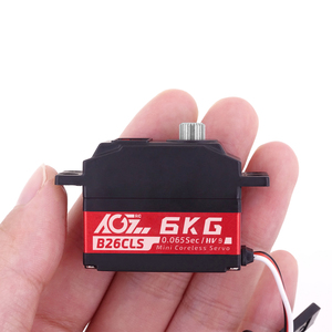 AGFRC B26CLS 0.065s velocidad rápida 6KG 6,0 V Metal Gear Coreless Digital programable Mini Servo RC coche helicóptero Robot - Product Image 1