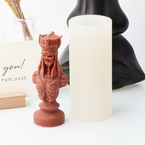 11 stil satranç kalıp silikon STL modelleri satranç oyunu mısır erkek Kingdom Set reçine DIY aromaterapi el yapımı zanaat alçı kalıpları - Product Image 3