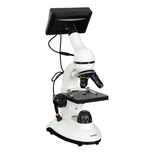 带发光二极管灯的廉价学生水产养殖实验室高清屏幕光学生物显微镜 - Product Image 1