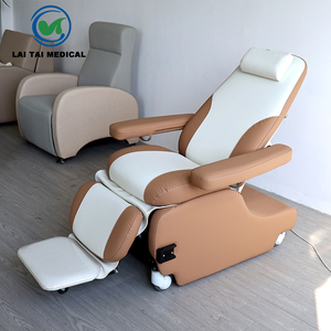 Chaise mobile de dialyse médicale polyvalente Chaise d'hémodialyse électrique de chimiothérapie par perfusion pour hôpital et clinique - Product Image 4