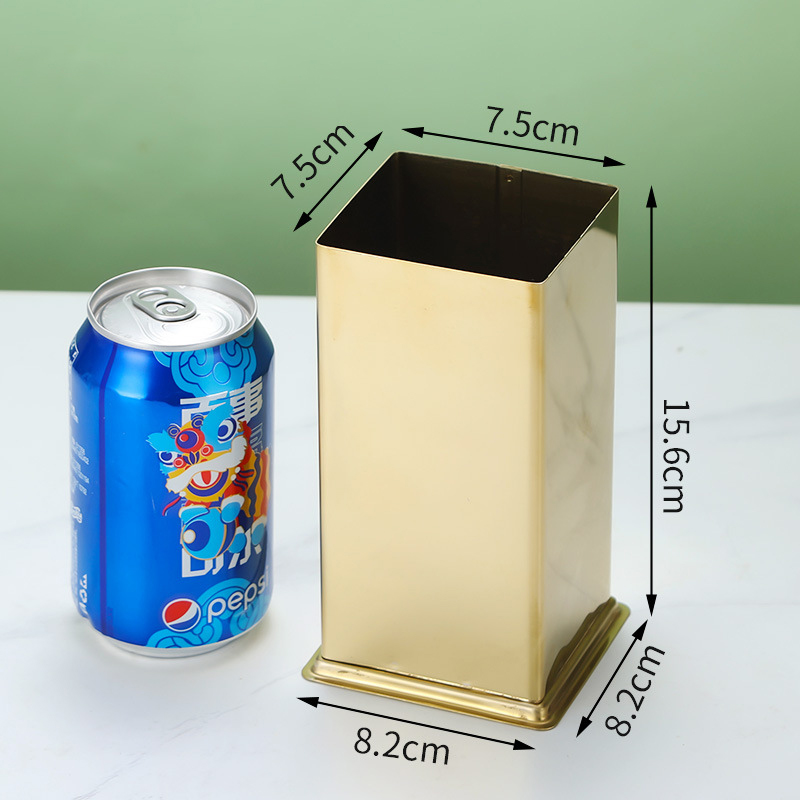 Square chopsticks holder (gold)