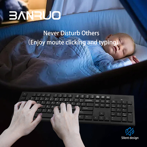 Teclado de ordenador USB óptico con cable ergonómico de 104 teclas personalizado diseño francés España EE. UU. y nuevo