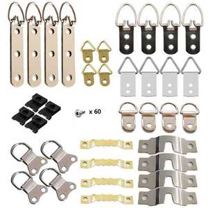 96pcs/set <strong>Picture</strong> Photo Frame Hanging <strong>Hooks</strong> With Screws Kit for Office Home Painting Hanger Assorted <strong>Types</strong> - Product Image 1
