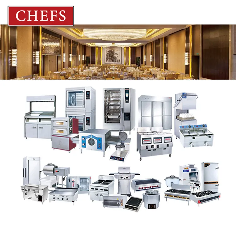 CHEFS Hotel and Restaurant kitchen catering equipment For Star Hotel Supplies With One Stop Solution Factory in China