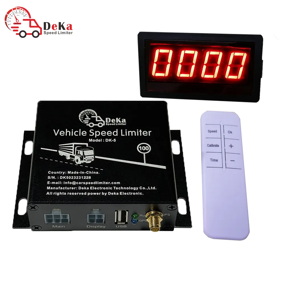DK-5 Deka ferngesteuerte autorenngeschwindigkeitsregelung intelligenter fahrzeug-geschwindigkeitsbegrenzer gps-autogeschwindigkeitsregler